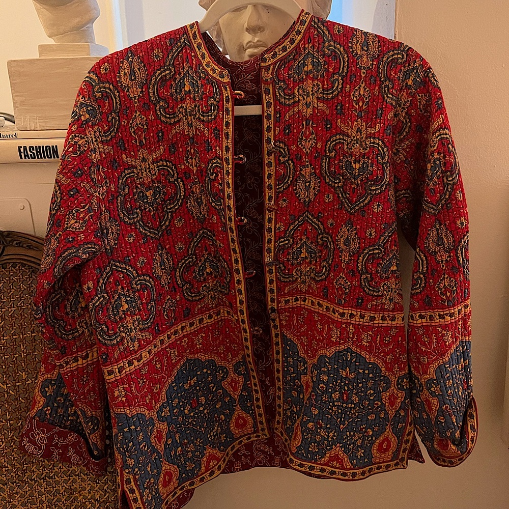 Beautiful Quilted Reversible Chore Coat